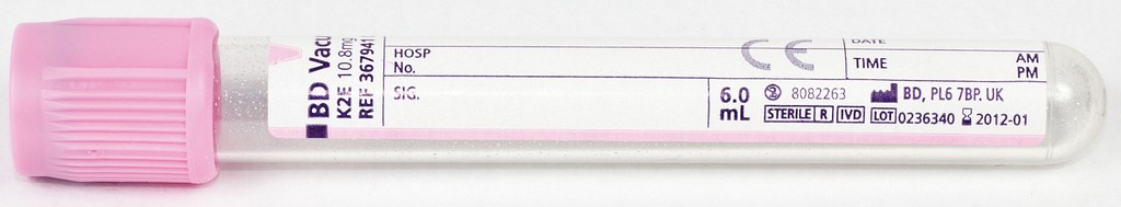 BD Vacutainer K2EDTA putki 7/6 ml 10.8 mg