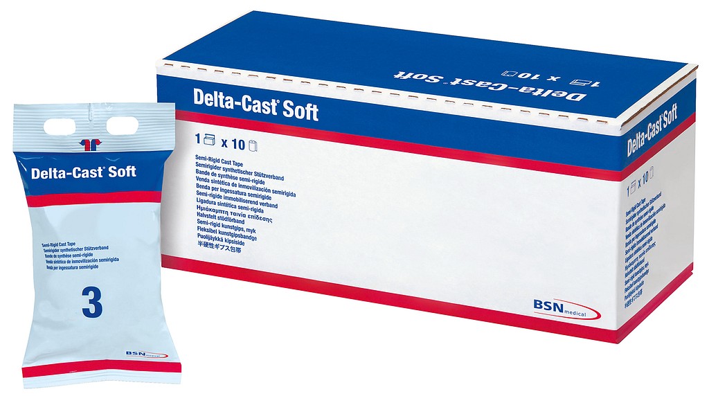 Delta-Cast Soft pehmytkipsi valkoinen 5 cm x 3,6 m