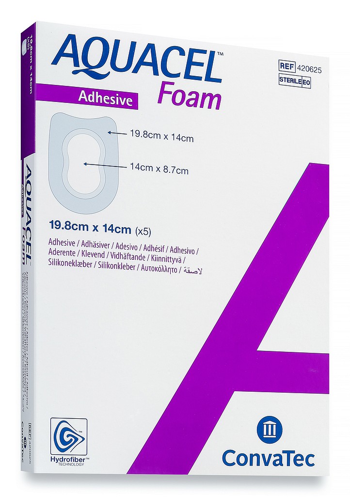 Aquacel Foam kiinnittyvä kantapääsidos