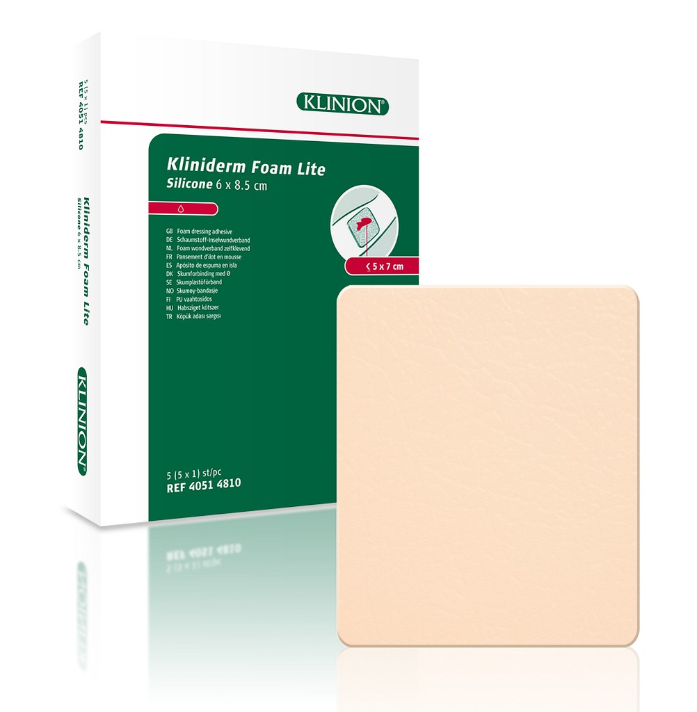 Kliniderm Foam Lite Silicone silikonivaahtosidos 20x50cm