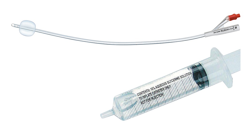 Aquaflate Brillant silikonikatetri ch 20 / 10 ml, pituus 40 cm