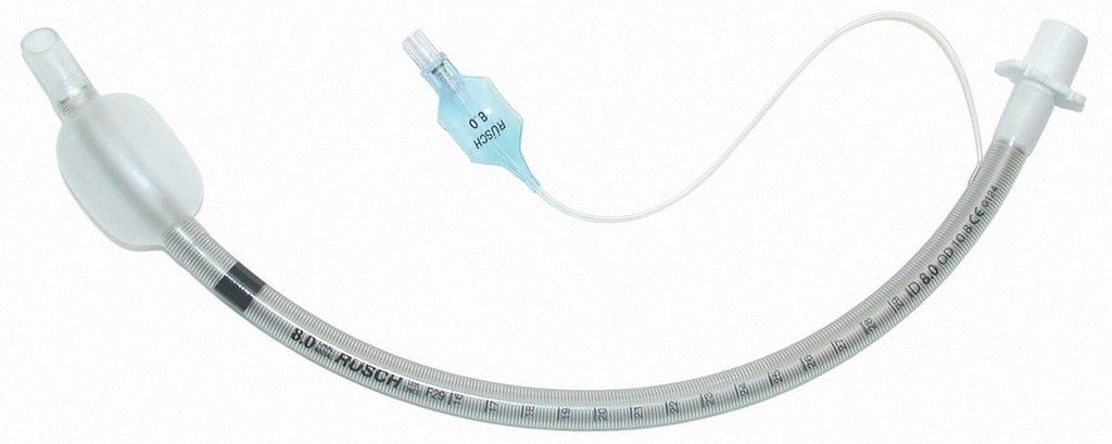 Spiraali-intubaatioputki Murphy taivutettu cuffilla 5,0 mm