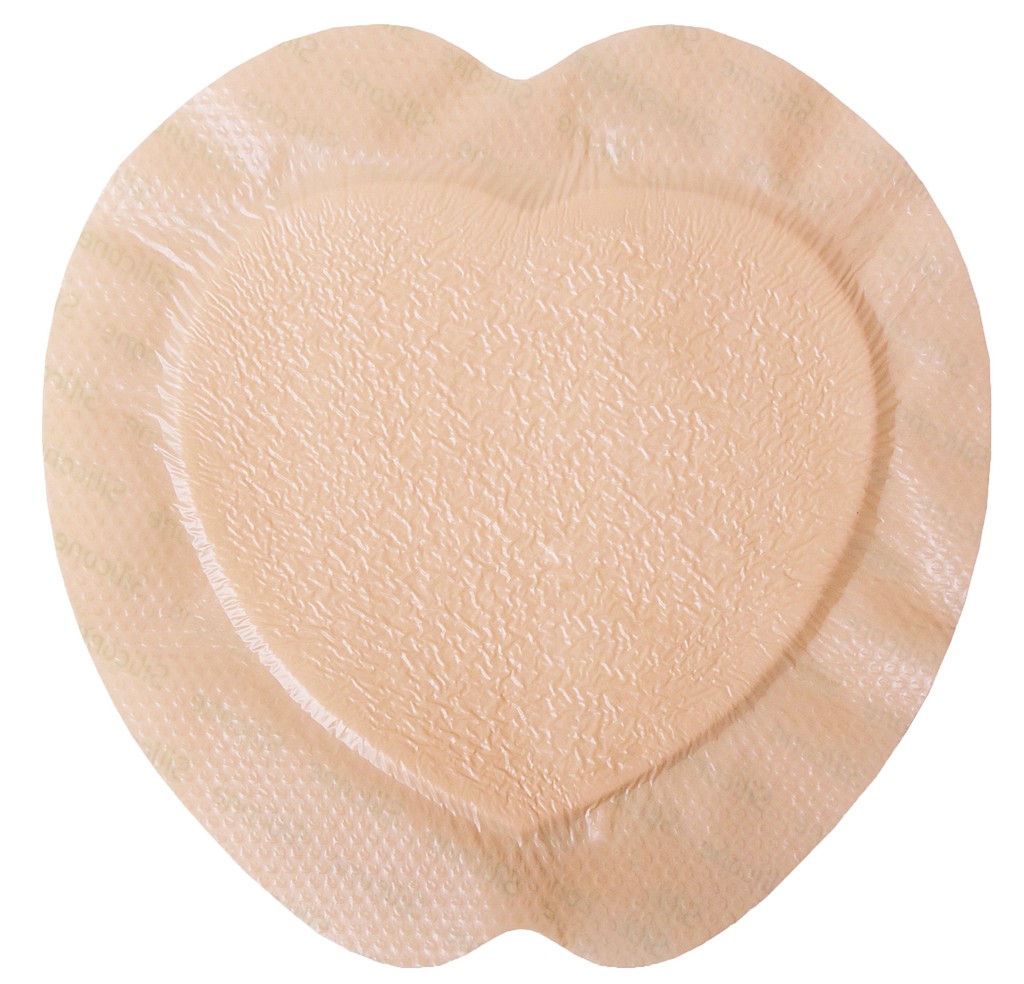 Kliniderm Foam Silicone Sacrum border kiinnittyvä sidos M