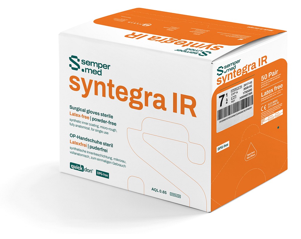Sempermed Syntegra IR leikkauskäsine synteettinen 8,5