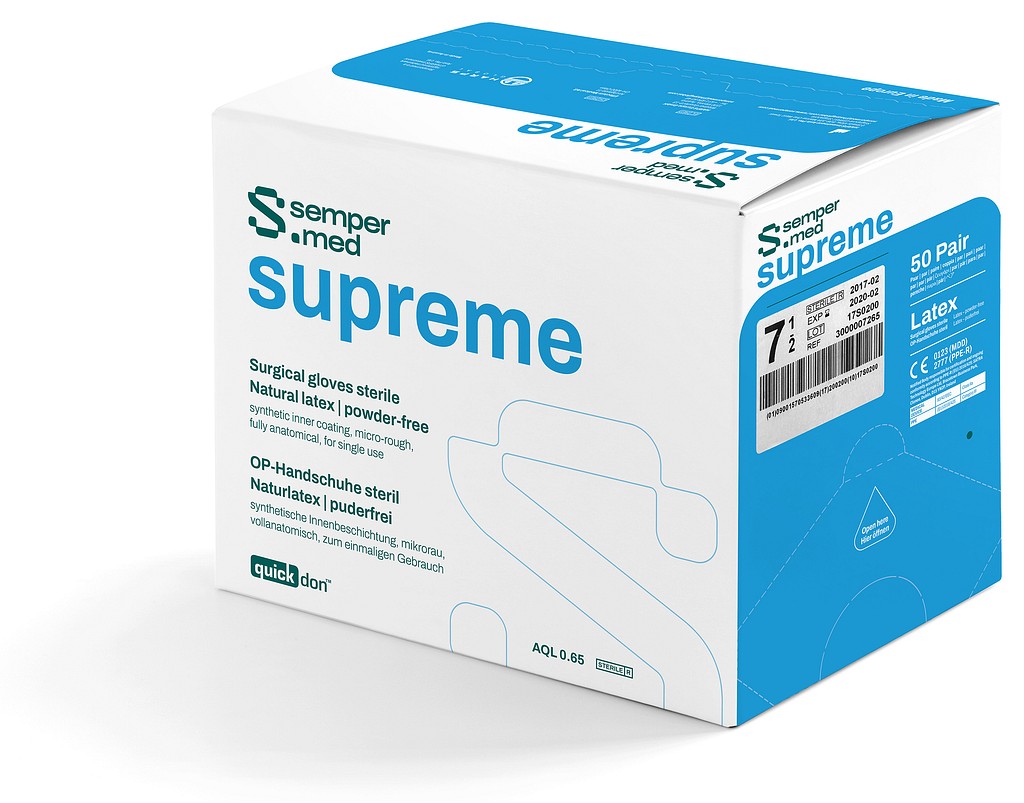 Sempermed Supreme leikkauskäsine lateksi 6,5