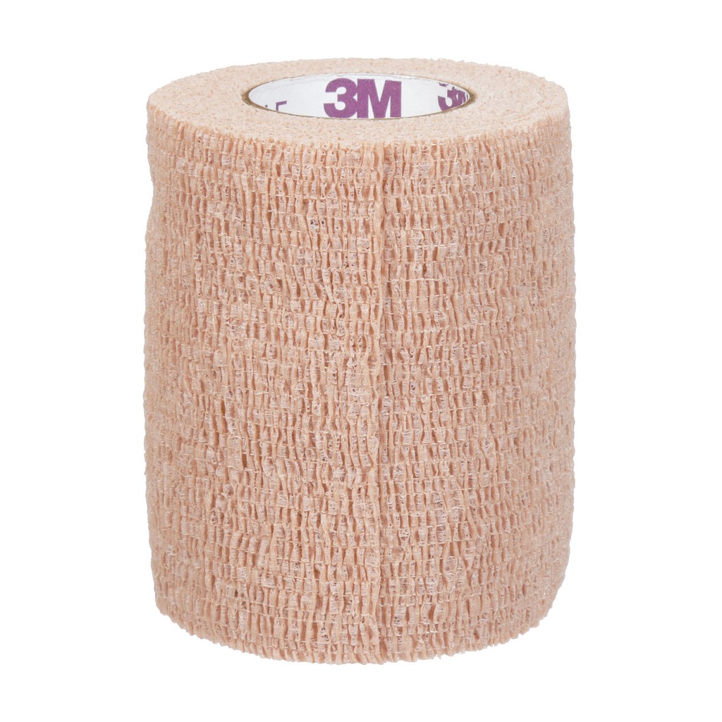 3M Coban lateksiton tukiside rusk.2,5 cm 4 kpl