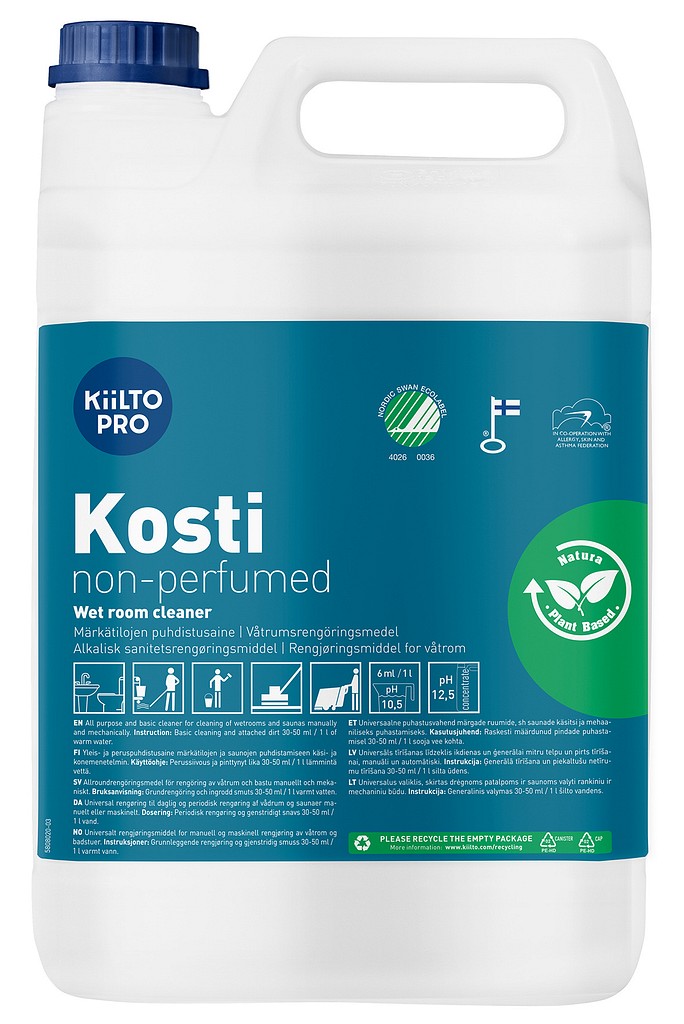 Kiilto Pro Kosti hajusteeton 5 l