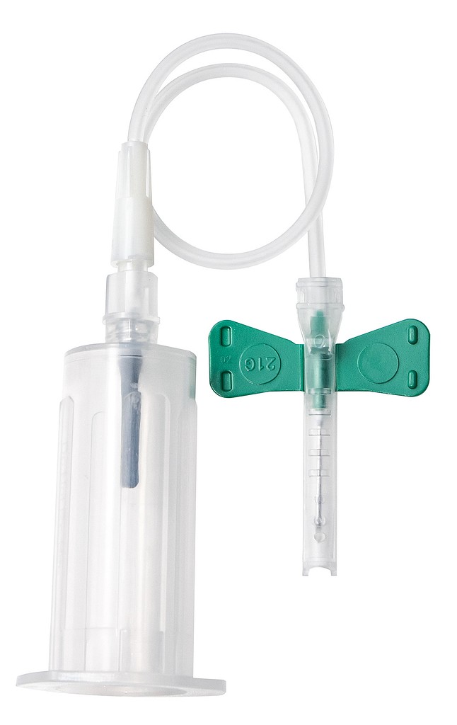 Promisemed Verisafe turvasiipineula luer-adapteri+ohjain 21G neula x 18 cm letku
