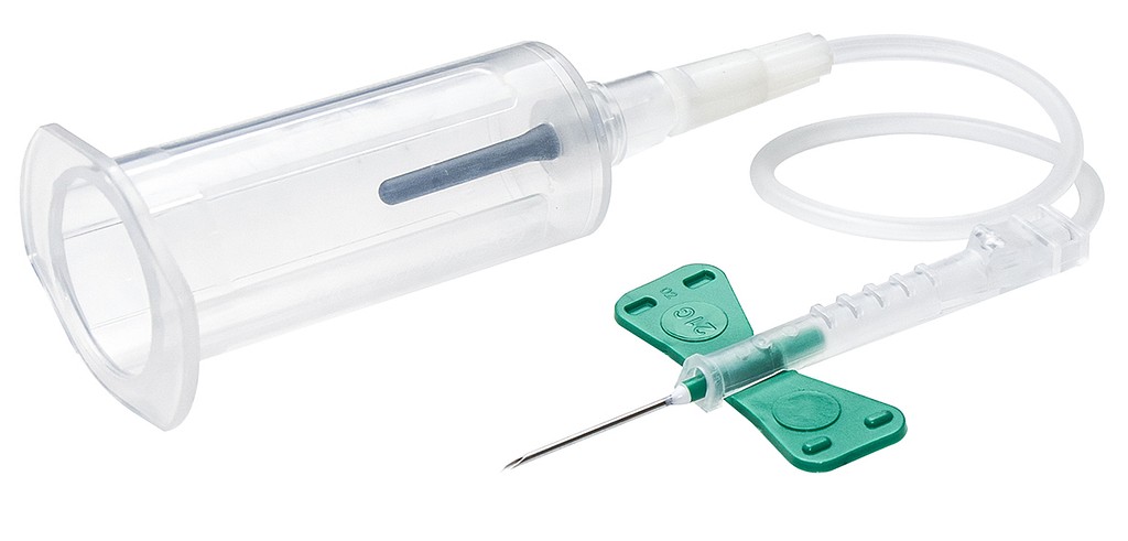 Promisemed Verisafe turvasiipineula luer-adapteri+ohjain 21G neula x 18 cm letku