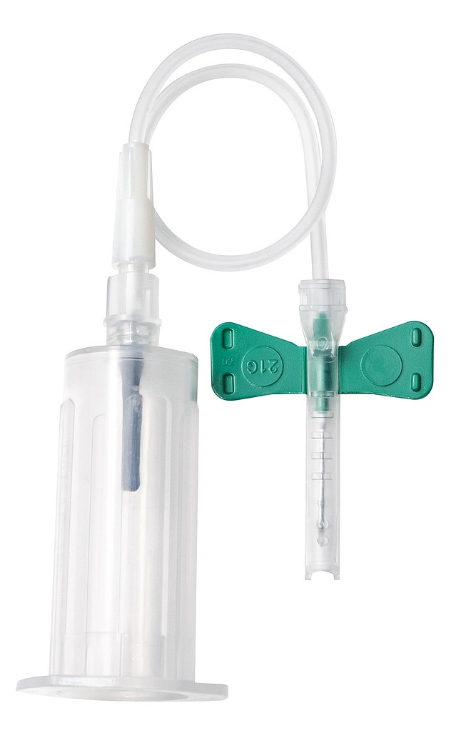 Promisemed Verisafe turvasiipineula luer-adapteri+ohjain 21G neula x 30 cm letku