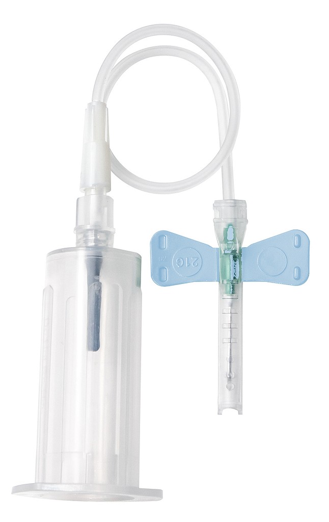 Promisemed Verisafe turvasiipineula luer-adapteri+ohjain 23G neula x 18 cm letku