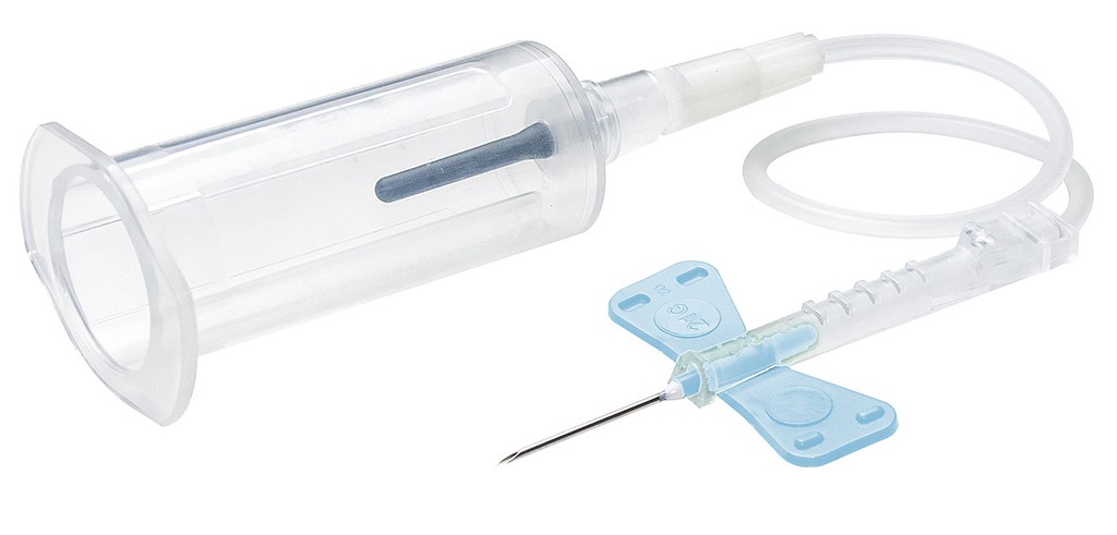 Promisemed Verisafe turvasiipineula luer-adapteri+ohjain 23G neula x 18 cm letku