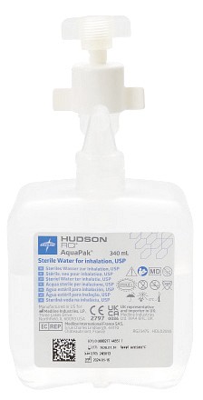 Aquapak-kostutin 340 ml, steriili vesi + adapteri