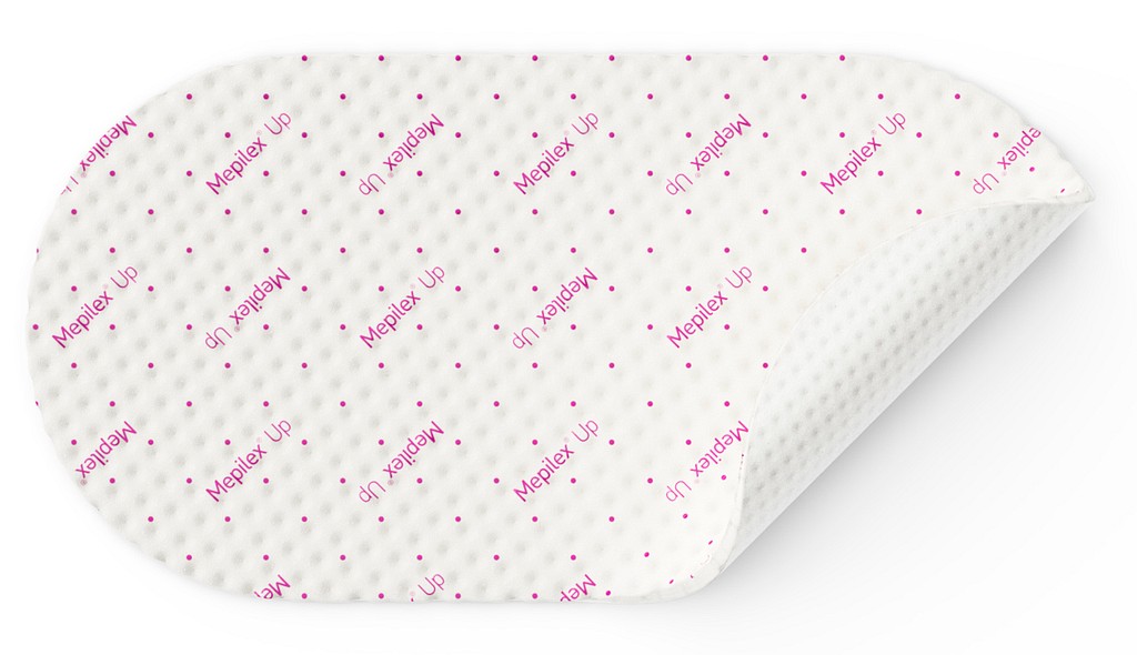 Mepilex Up kiinnittyvä vaahtosidos 10 x 20 cm