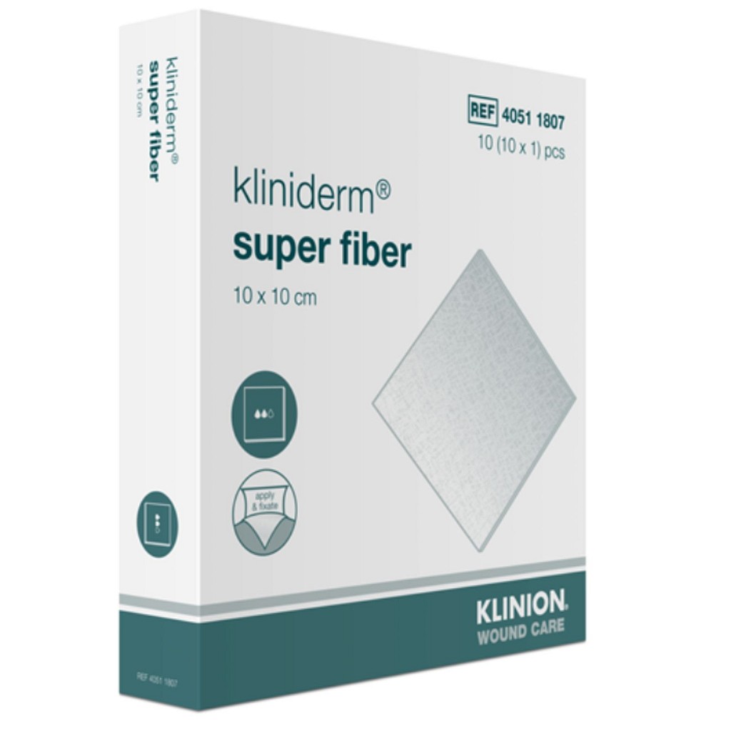 Kliniderm super fiber 10 x 10 cm