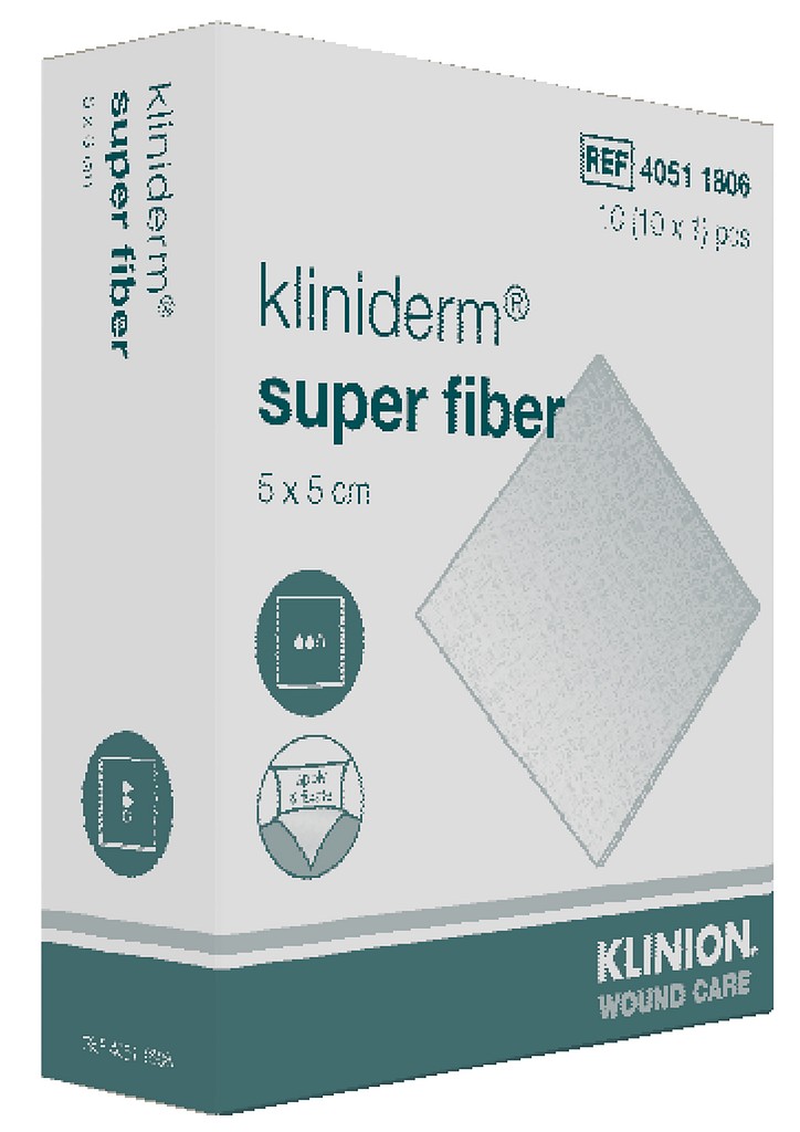 Kliniderm super fiber 5 x 5 cm
