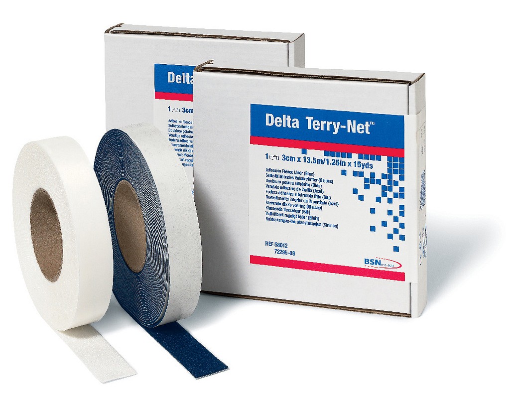 Delta Terry-Net Fleece Liner reunapehmuste 8 cm x 13,5 m musta