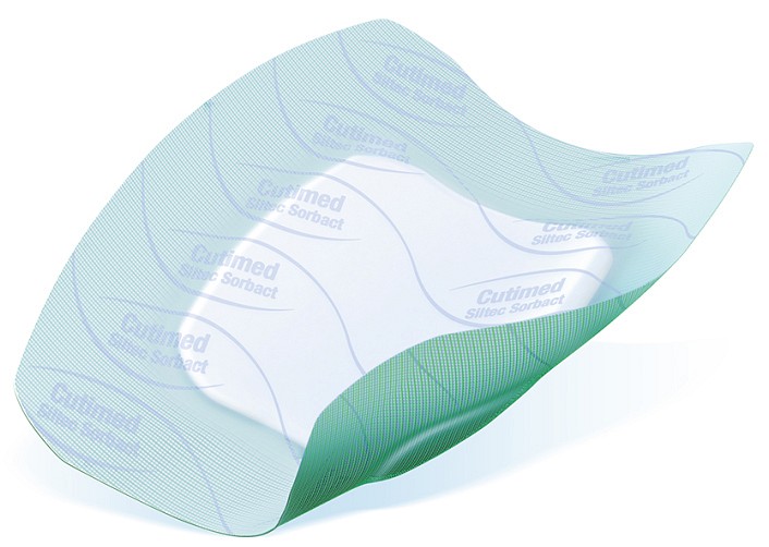 Cutimed Siltec Sorbact B 15 x 15 cm