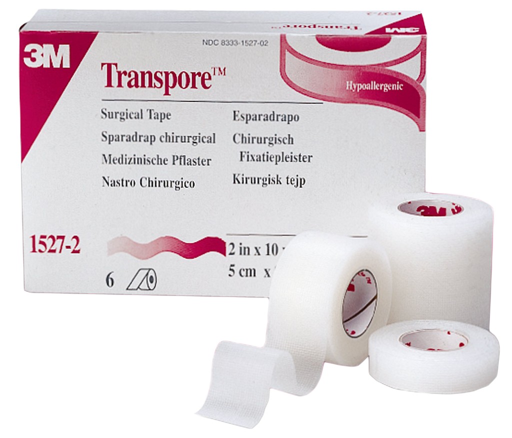 3M Transpore muoviteippi 75 mm x 9,1 m