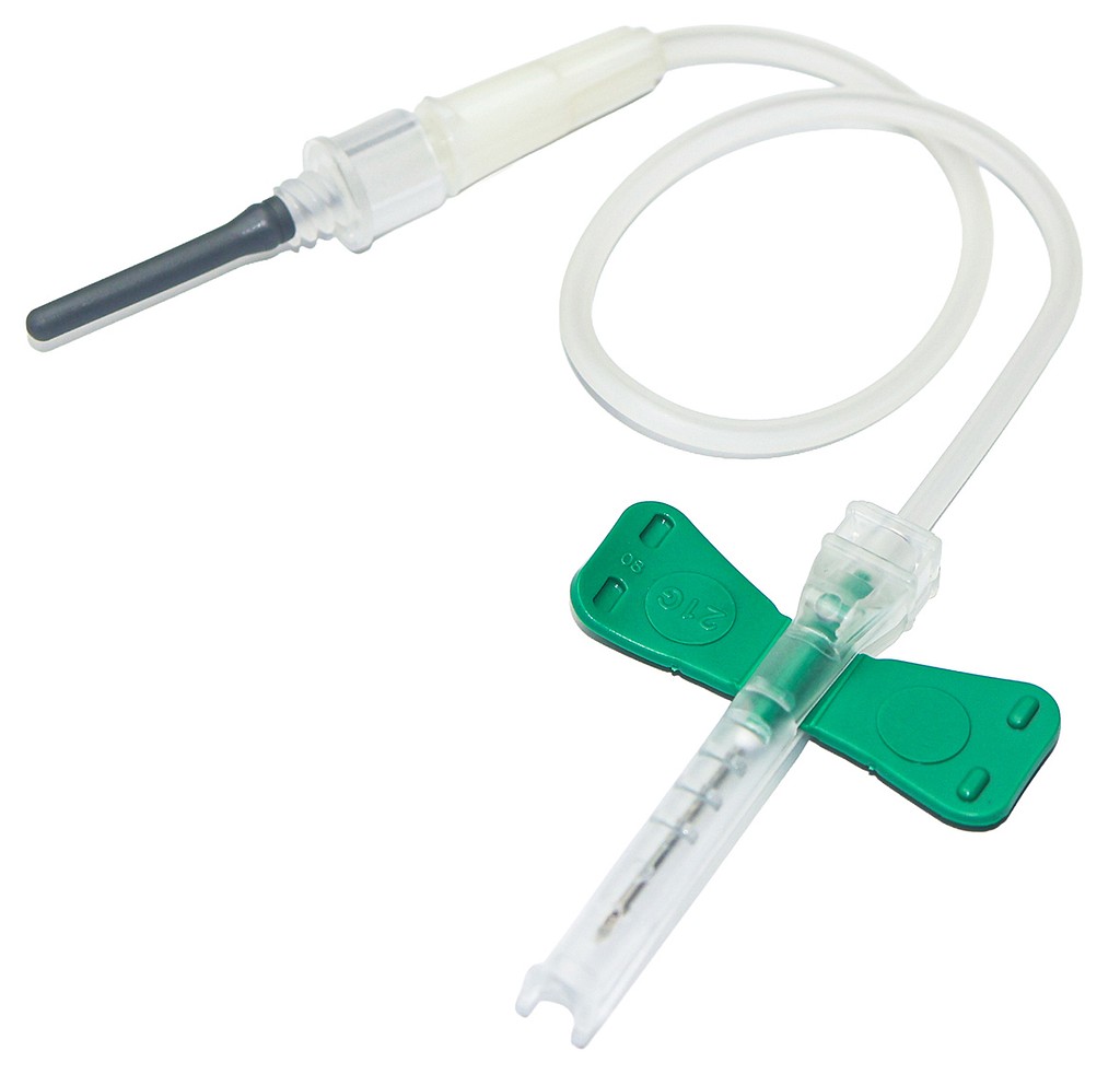 Promisemed Verisafe turvasiipineula luer-adapterilla 21G neula x 30 cm letku