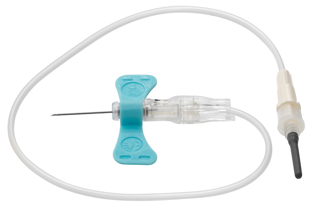 BD Vacutainer UltraTouch Push Button siipineulasetti 25G neula x 30 cm letku