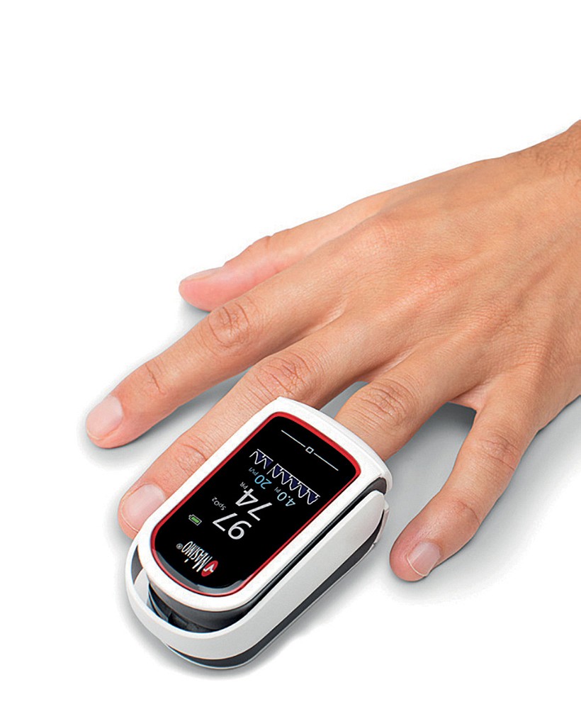 Masimo MightySat Rx pulssioksimetri Bluetooth yhteydellä
