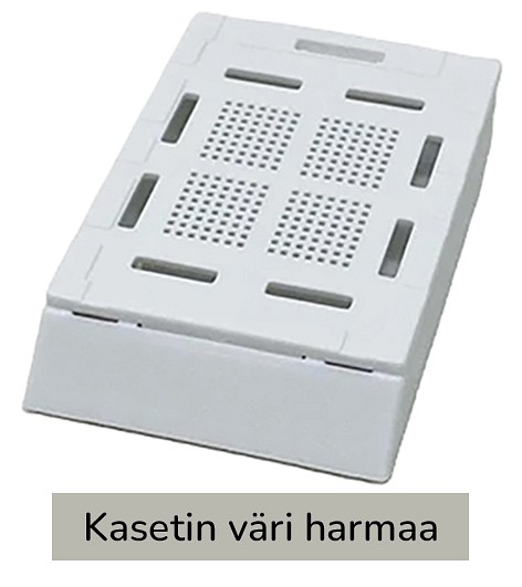 Laservalmis biopsiakasetti pinottu harmaa