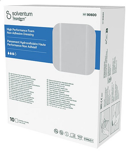 Solventum Tegaderm Foam vaahtolevysidos 8,8 cm x 8,8 cm