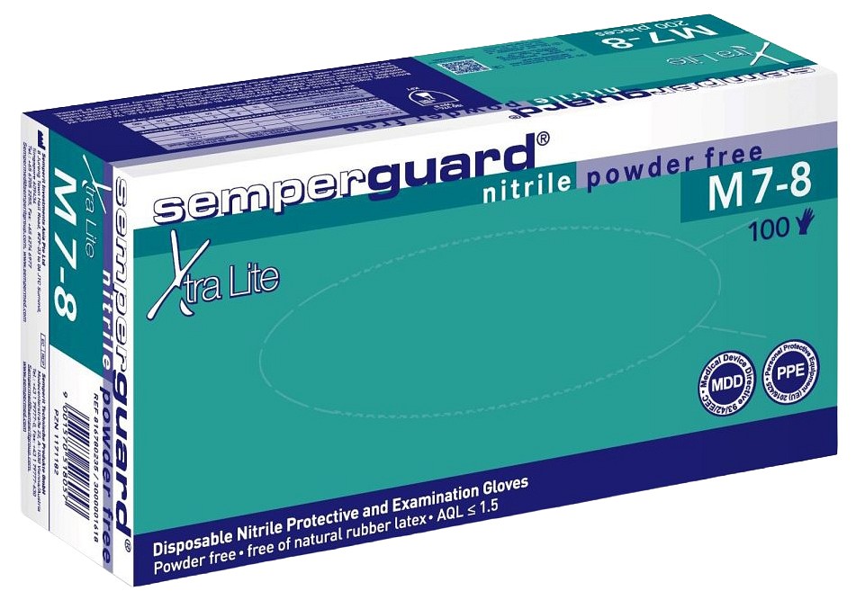 Semperguard XtraLite nitriilikäsine S