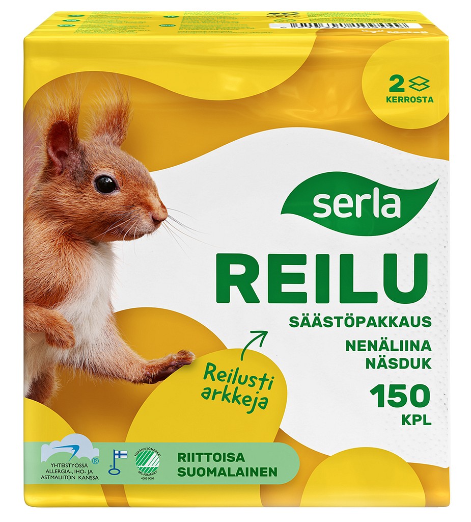 Serla Reilu nenäliina 150 kpl