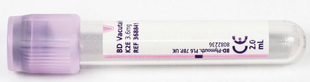 BD Vacutainer K2EDTA putki 5/2ml 3,6mg