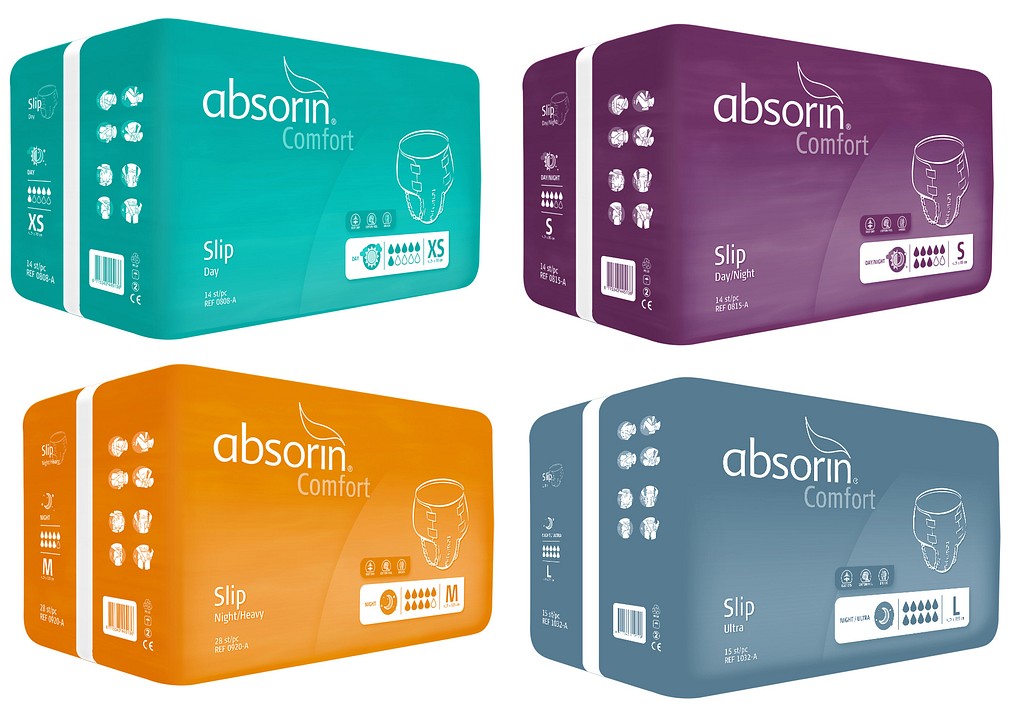 Absorin Comfort -teippivaippa XS päiväkäyttö