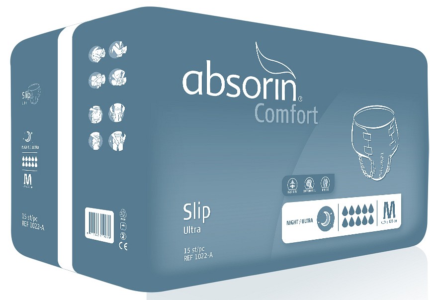 Absorin Comfort Slip teippivaippa Ultra M 3900 ml