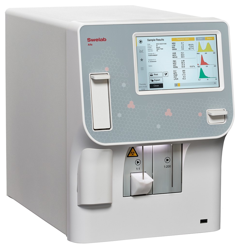 Swelab Alfa Plus Cap/AR -verenkuvalaite