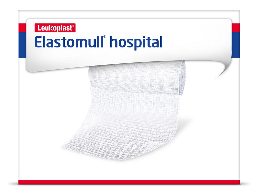 Elastomull Hospital elastinen kiinnitysside 6 cm x 4 m kääreetön