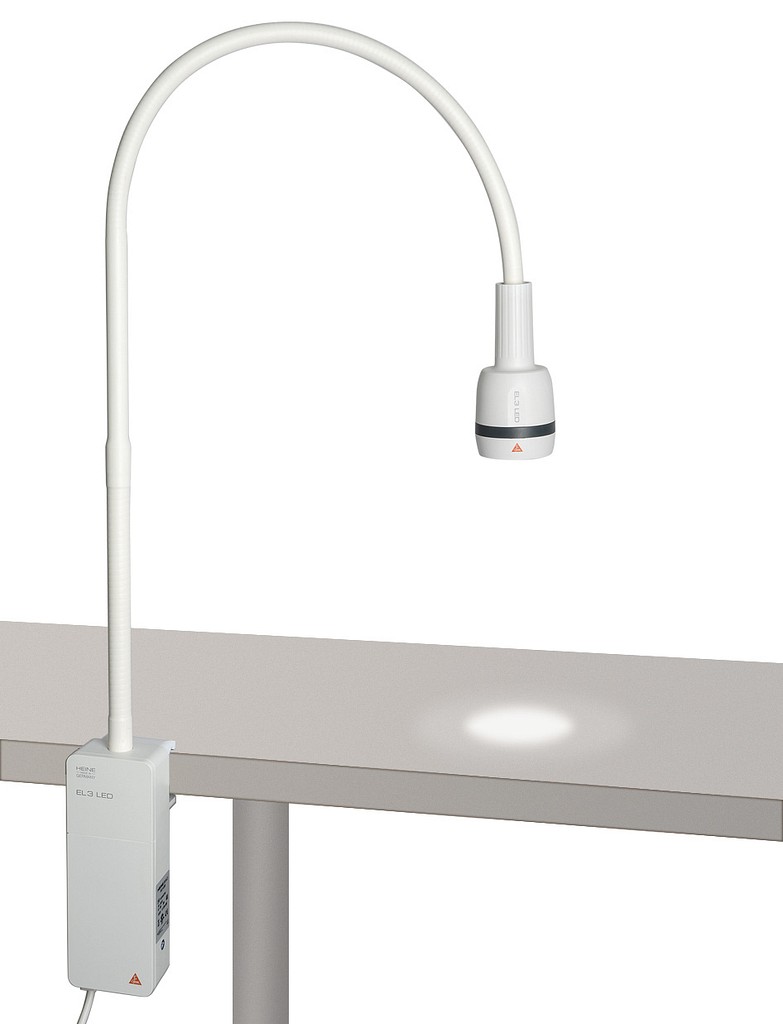 HEINE tutkimusvalo EL3 LED HQ pyörällinen jalusta