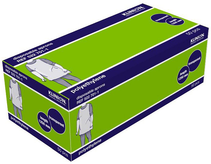Klinion esiliina 0,018 mm 80 cm x 125 cm valk