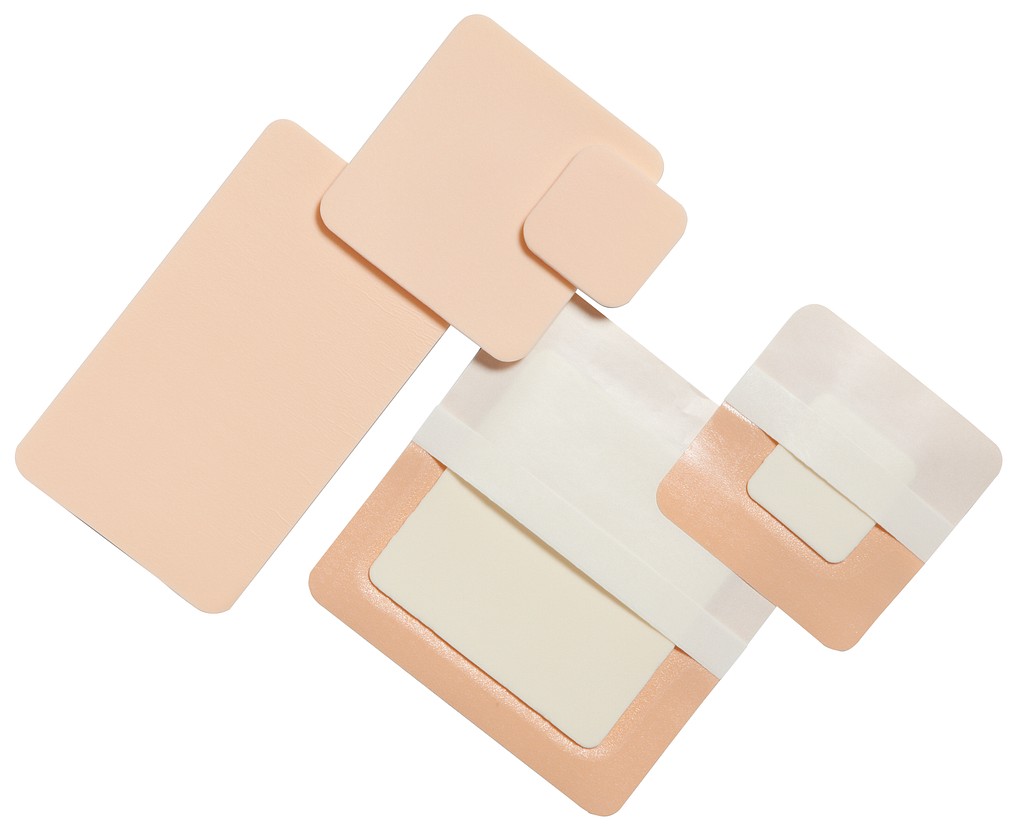 Kliniderm Foam Border -haavalevy 7,5 x 7,5 cm