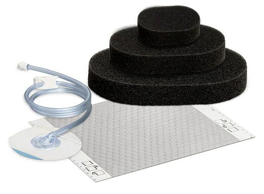 V.A.C. Dermatac GranuFoam sidossetti S, sieni 10 x 7,5 x 3,3 cm