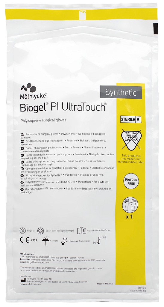 Biogel PI Ultra Touch leikkauskäsine 7,5