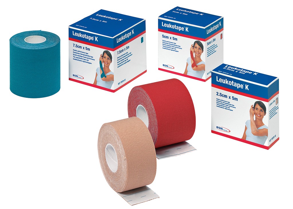Leukotape K kinesioteippi 7,5 cm x 5 m sininen