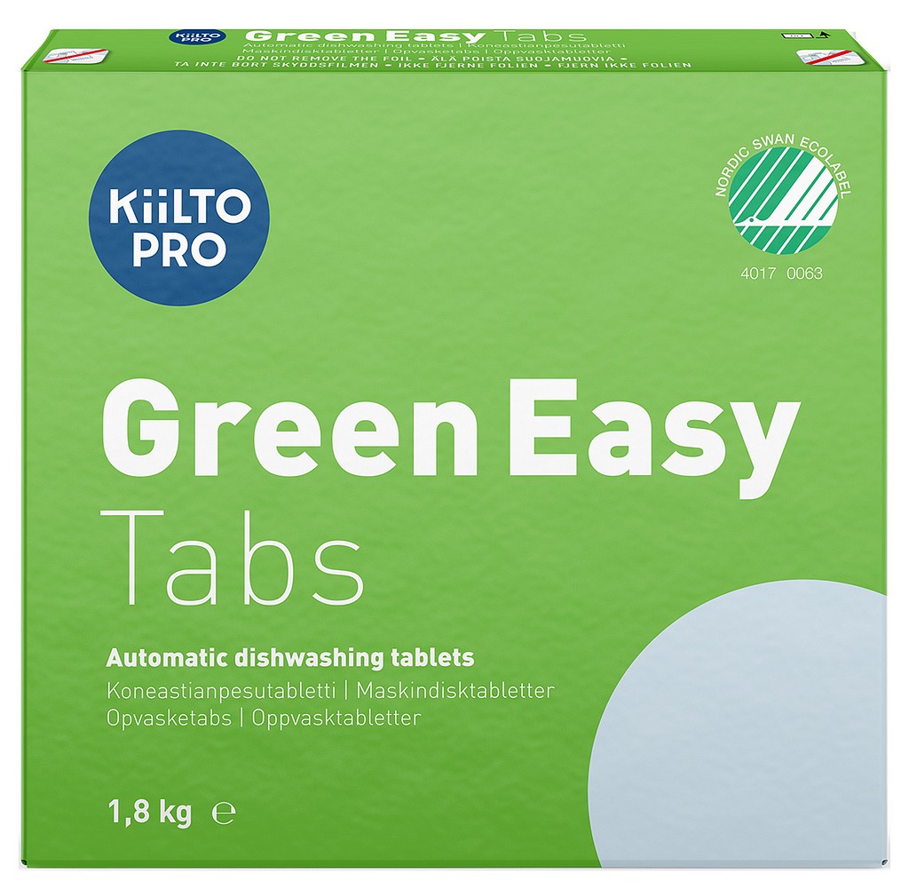 Kiilto Green Easy Tabs -konetiskitabletti