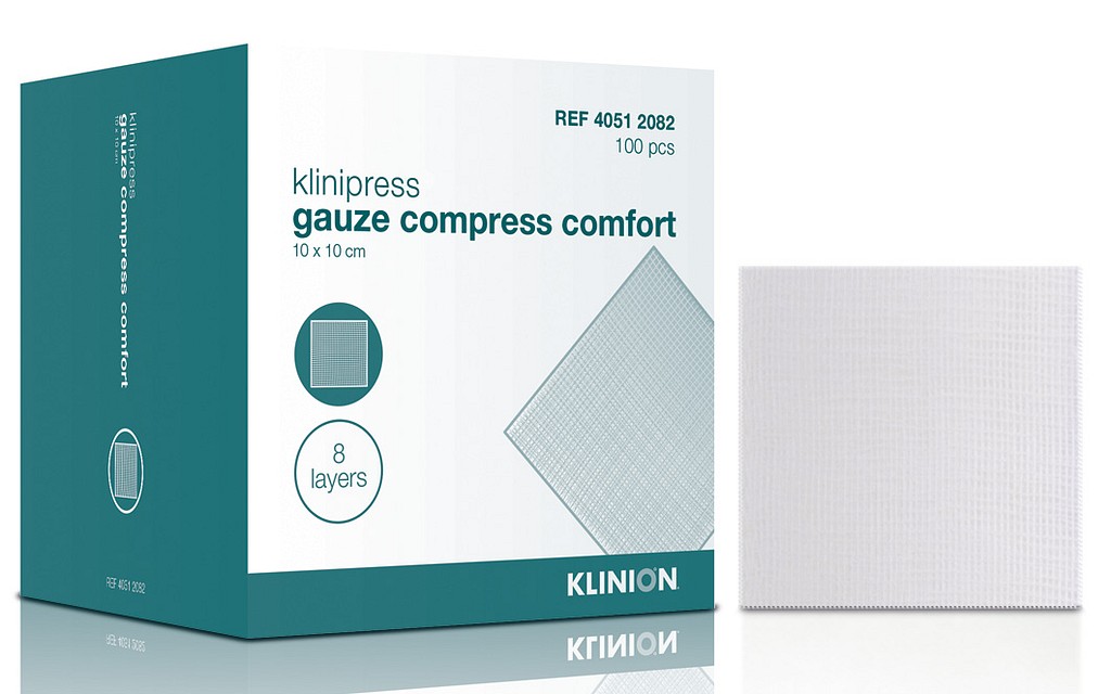 Klinion KP harsotaitos 10 x 10 cm ston