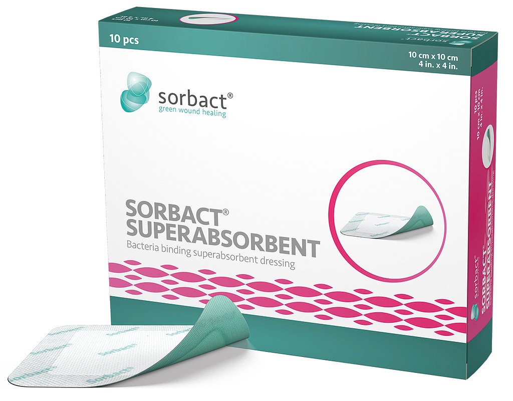 Sorbact Superabsorbent imevä haavasidos 20 x 20 cm