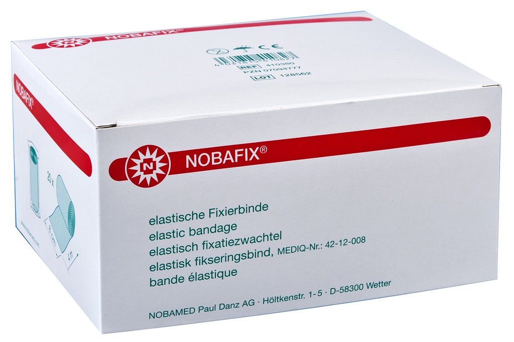 Nobafix elastinen harsosiderulla kääreetön 6 cm x 4 m