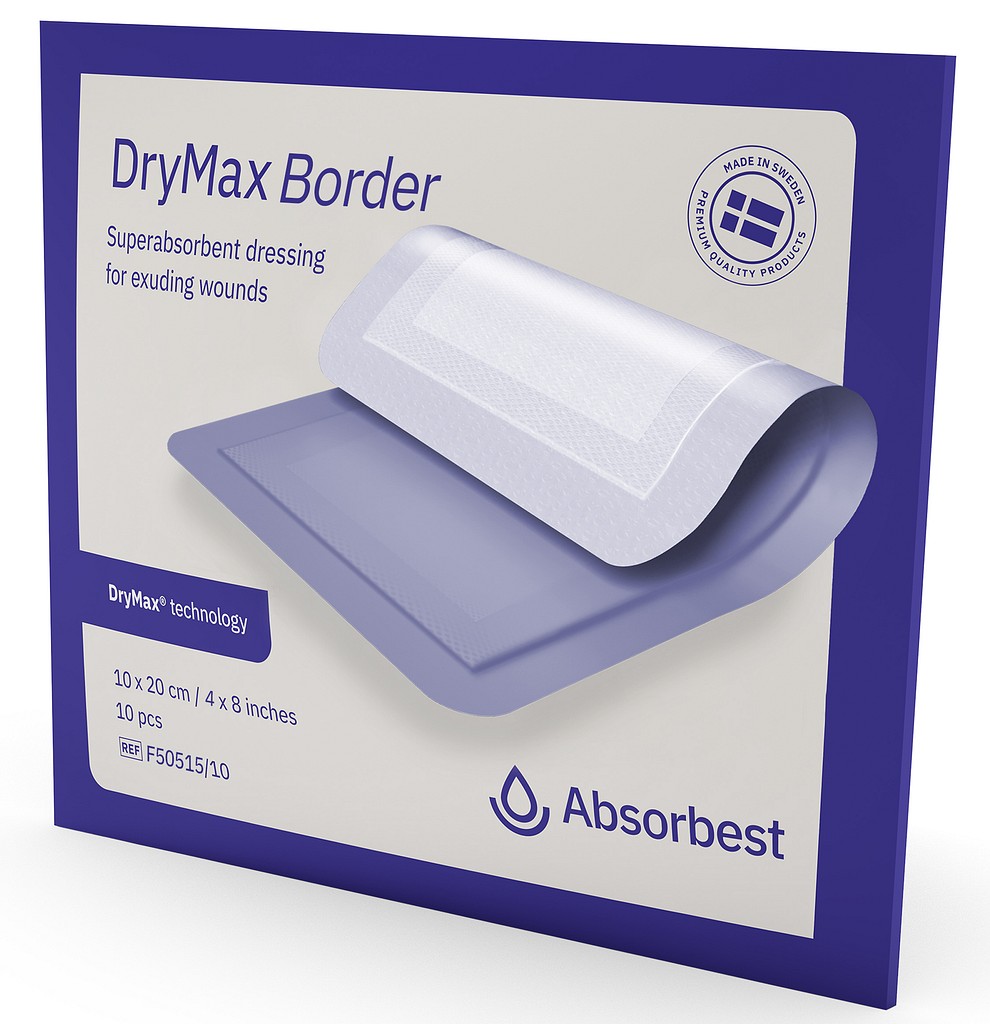 DryMax Border haavatyyny 10 x 20 cm