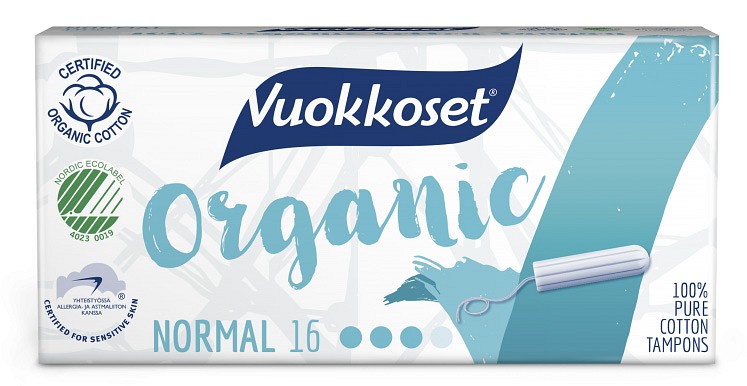Vuokkoset Organic tamponi normal