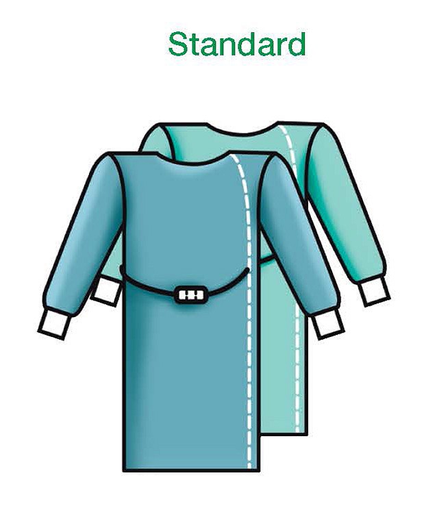 Sentinex PRO-leikkaustakki Standard Spunlace 170 cm XL