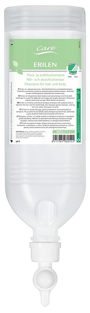 Kiilto Care Erilen hius-suihkushampoo dispenser 1 l