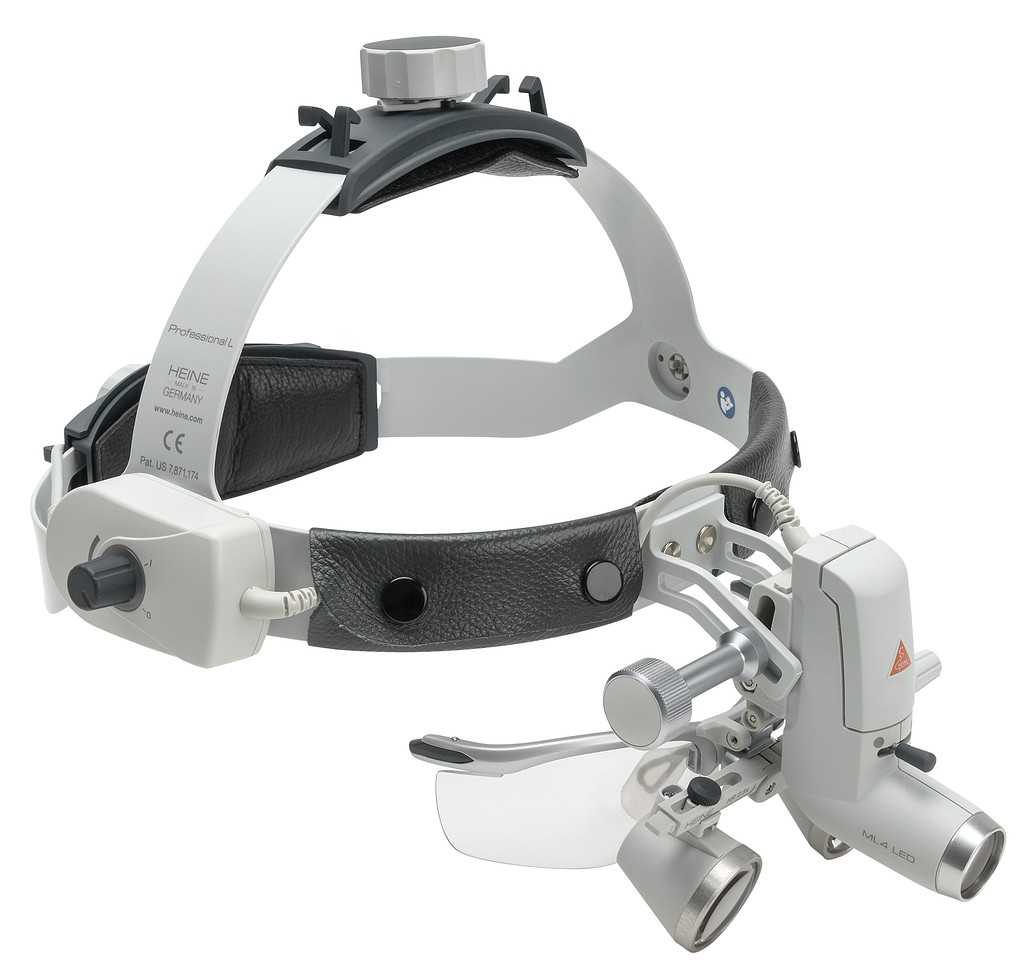 HEINE ML4 LED otsavalo + 2,5x loop + S-GUARD